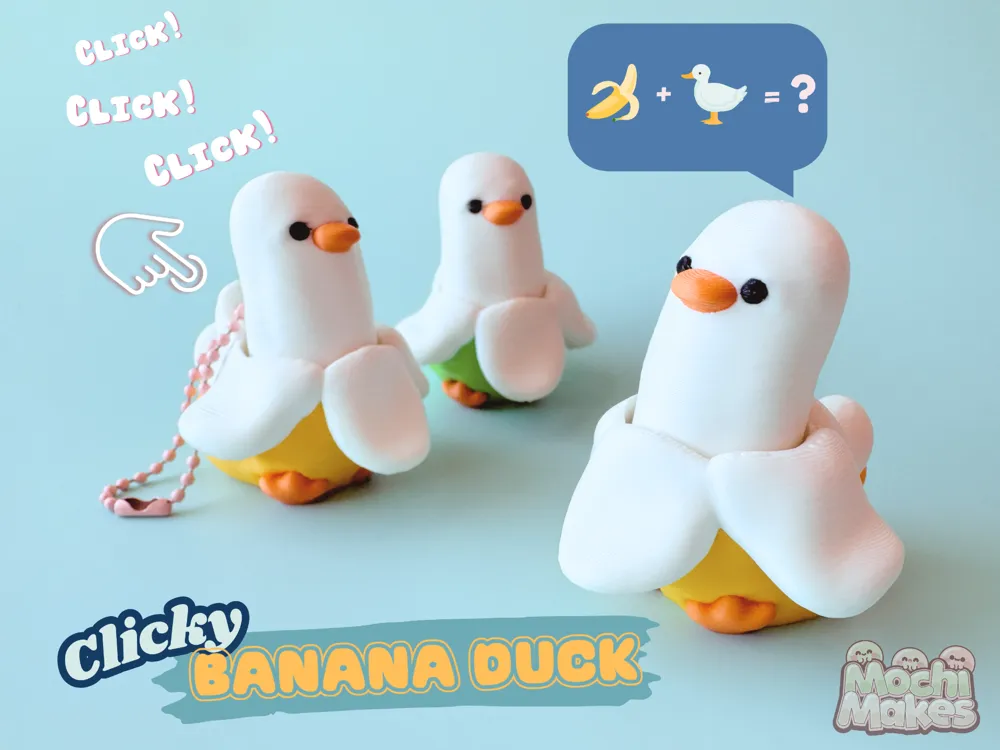 Banana Duck Shop mascot toys